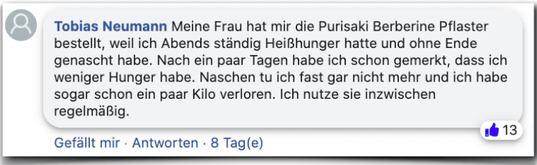 Purisaki Berberine Pflaster Bewertungen Erfahrungen