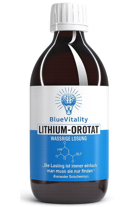 BlueVitality Lithium Orotat Abbild Tabelle