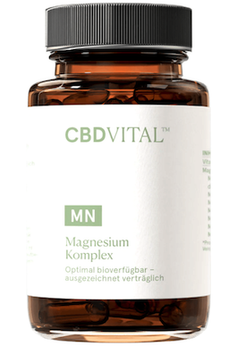 CBDVital Abbild CBD Vital Magnesium Komplex Abbild Tabelle