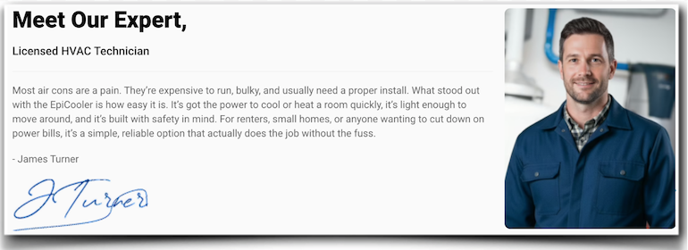EpiCooler Expert Opinion