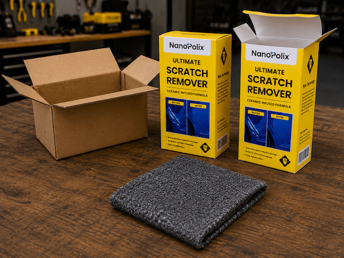 Der Packungsinhalt von NanoPolix NanoPolix Lieferumfang