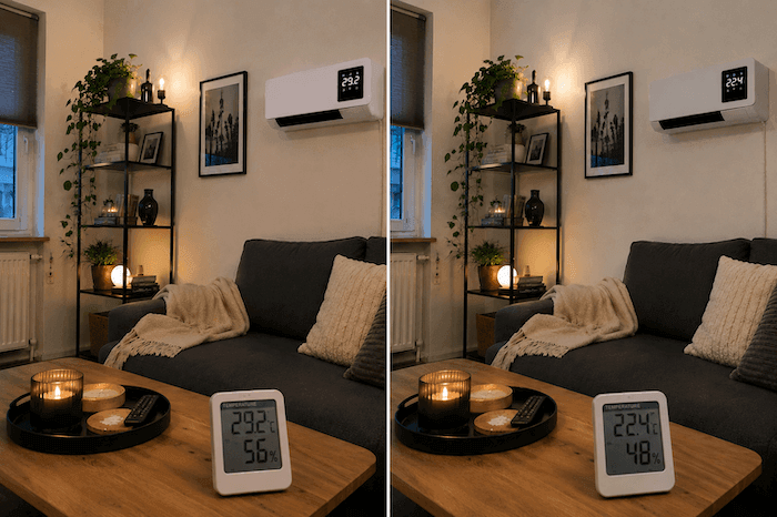Die Vorher Nachher Temperatur Vital Pro Breeze Test Vorher Nachher Temperatur
